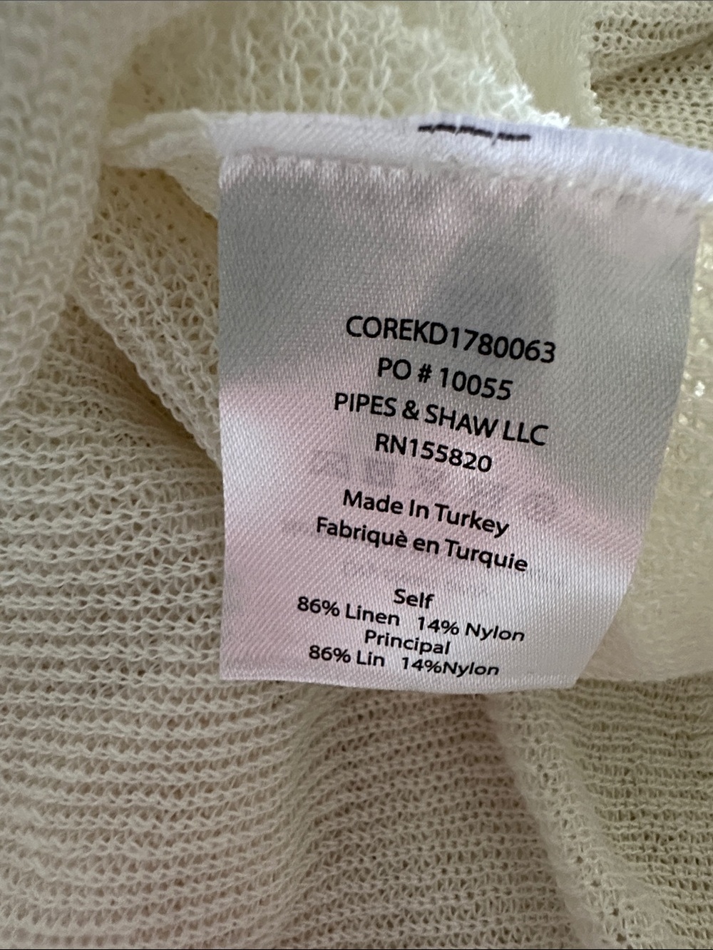 Veronica Beard Kellen Ivory Linen Blend Tank New! - Picture 14 of 14